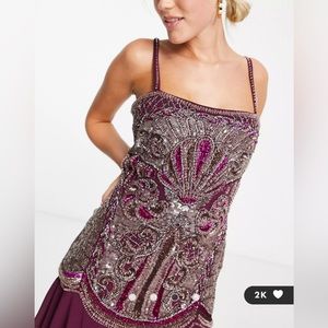 Asos beaded dress